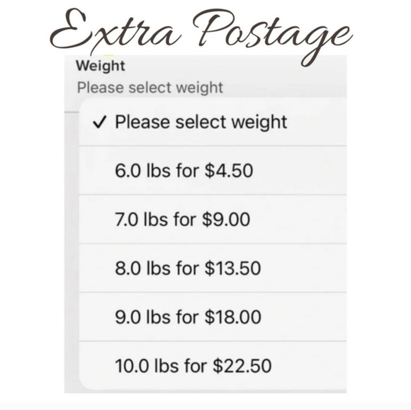 Additional Shipping Label For Orders Over 5lbs - Picture 2 of 3